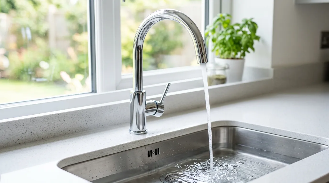 Local Plumbing Master Pros same day plumber fixing a faucet in Fairfax, VA